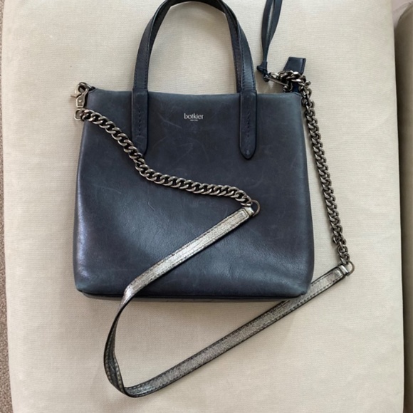 Botkier Highline Leather Tote Satchel - Picture 2 of 5